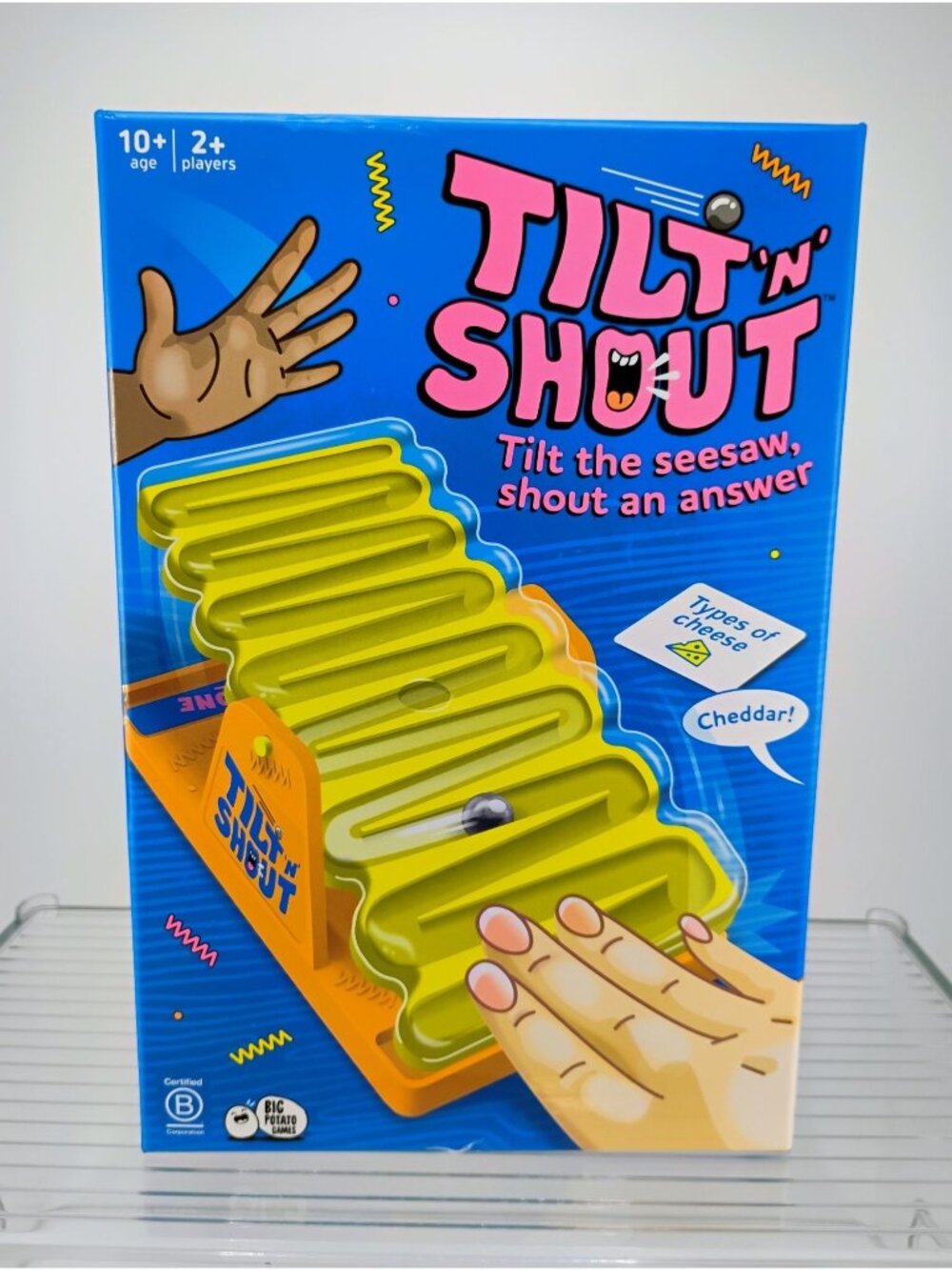 Tilt N Shout Party Game For 2+ Players Age 10+ By Big Potato
